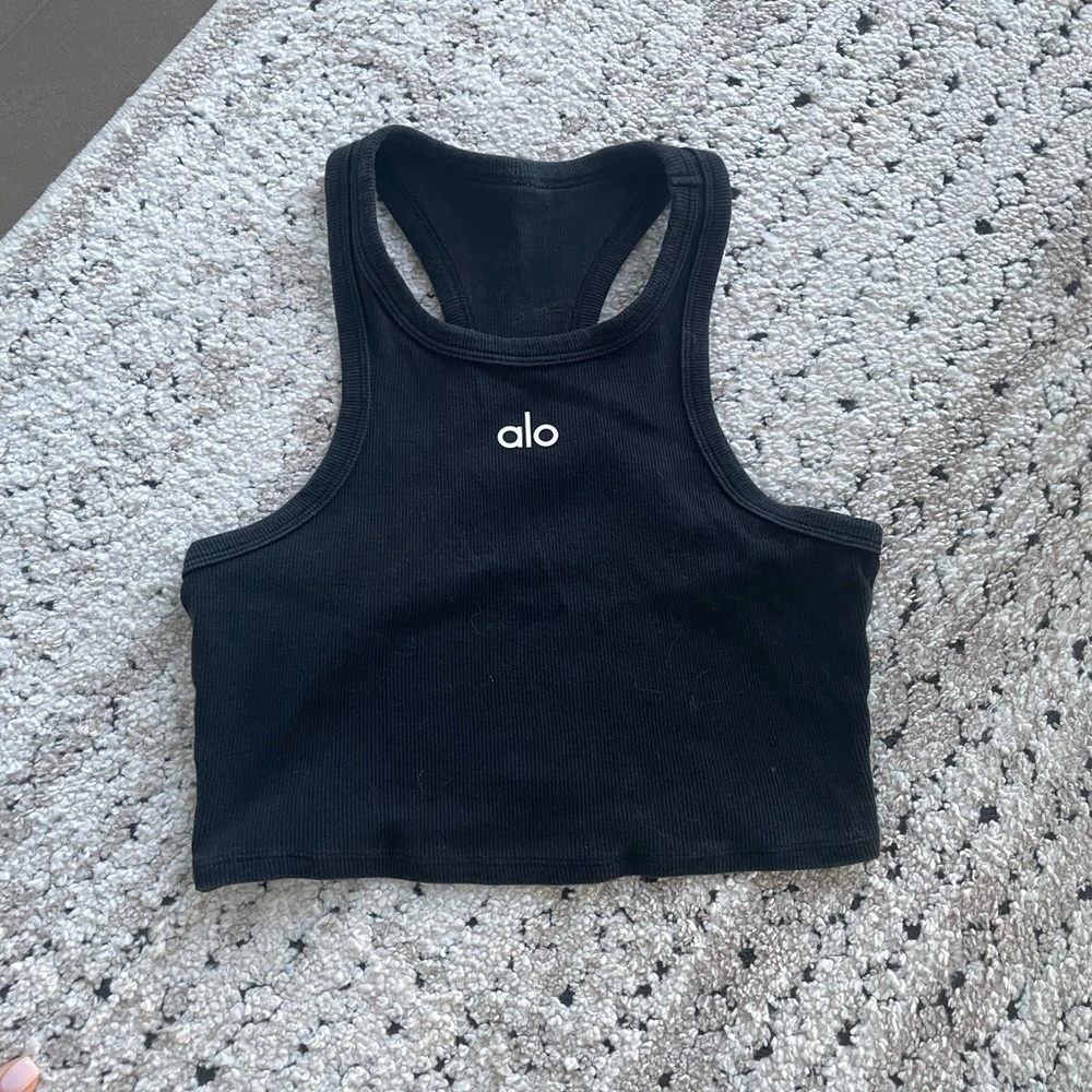 ALO Yoga Black Tank Top